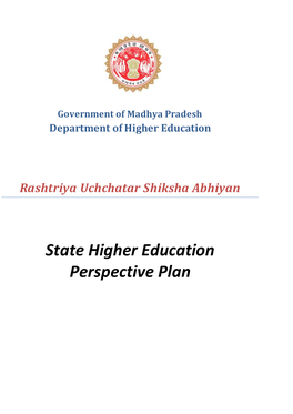 State Higher Education Perspective Plan