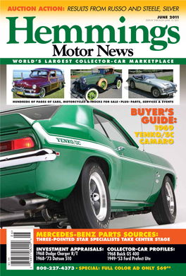 Hemmings Motor News BUYER's GUIDE: 1969 YENKO/SC CAMARO