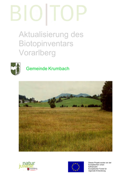 Aktualisierung Des Biotopinventars Vorarlberg