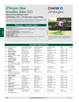 Jpmorgan Chase Jessamine Stakes (G3)