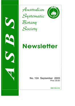 ASBS Newsletter 124