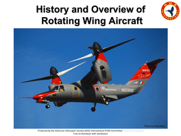 Helicopter Society (AHS) International STEM Committee: Free to Distribute with Attribution History of Rotorcraft