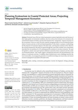 Planning Ecotourism in Coastal Protected Areas; Projecting Temporal Management Scenarios