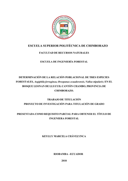 Escuela Superior Politécnica De Chimborazo