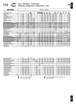 Rust - Ettenheim - Orschweier - 113 113 Mahlberg - Kippenheim - Mietersheim - Lahr