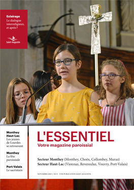 Novembre 2019 | No 9 Une Publication Saint-Augustin Messes Du Secteur Monthey / Adresses