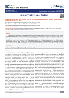 Equine Theileriosis: Review