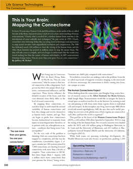 This Is Your Brain: Mapping the Connectome