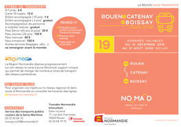 Rouen Catenay Boissay Boissay Catenay Rouen Ligne 19