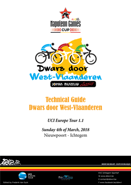 Technical Guide Dwars Door West-Vlaanderen