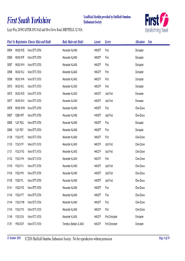 Fleet List \251 Sheffield Omnibus Enthusiasts Society