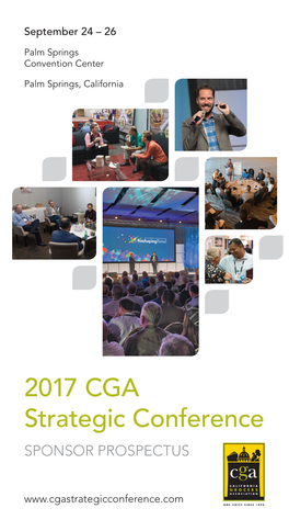 2017 CGA Strategic Conference