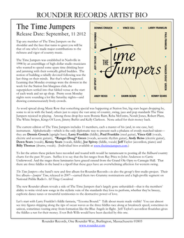 The Time Jumpers Release Date: September, 11 2012