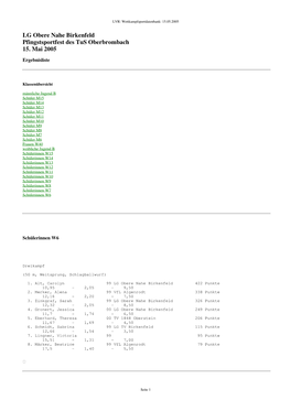 LG Obere Nahe Birkenfeld Pfingstsportfest Des Tus Oberbrombach 15