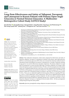 Long-Term Effectiveness and Safety of Tafluprost, Travoprost, And