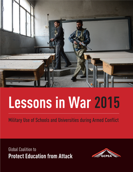 Lessons in War 2015