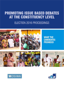 OSIWA Debate 2016