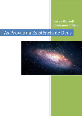 As Provas Da Existência De Deus