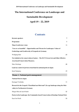 In Geoparks – a Comparative Analysis of Sites in Norway, Taiwan and Japan