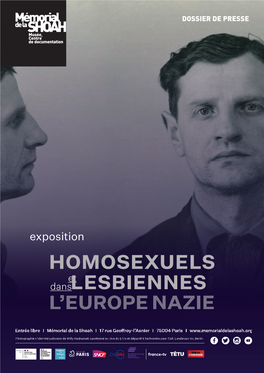 Exposition Homosexuels Et Lesbiennes Dans L'europe Nazie