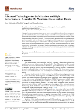 Advanced Technologies for Stabilization and Highperformance