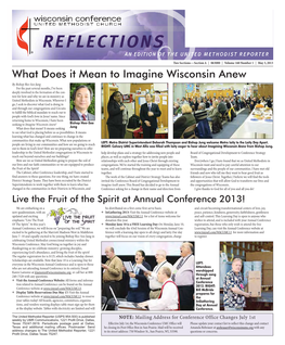 Reflections an Edition of the United Methodist Reporter