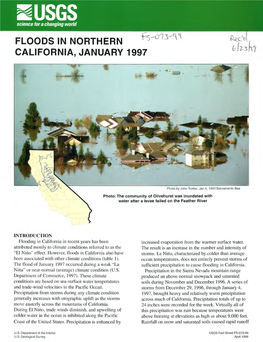 Floods in Northern California, January 1997