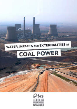 Coal Mining, Where Water Pollution Is Severe