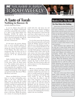 A Taste of Torah