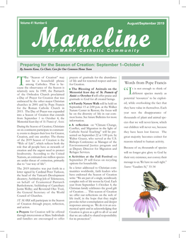 August-Sept 2019 Maneline