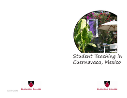 Student Teaching in Cuernavaca, Mexico