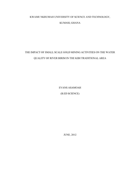 EVANS ASAMOAH THESIS.Pdf