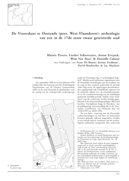 Archeologie Van Een in De 17De Eeuw Zwaar Geteisterde Stad