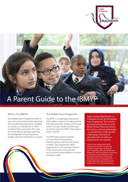 A Parent Guide to the IBMYP