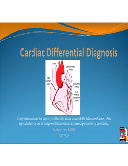 Differential Diagnosis of Chest Pain