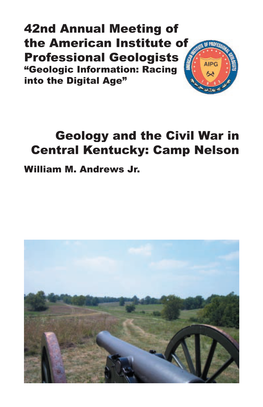 42Nd Annual Meeting of the American Institute of Professional Geologists “Geologic Information: Racing Into the Digital Age”