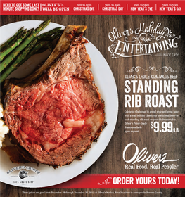 Standing Rib Roast