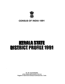 Kerala State District Profile 1991