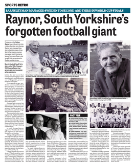 Raynor, South Yorkshire's Forgotten Football Giant