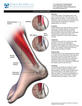 Achilles Tendon Injuries