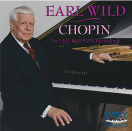 FRÉDÉRIC CHOPIN the 1981 Baldwin Recordings