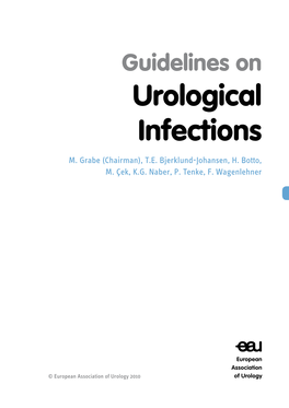 Guidelines on Urological Infections