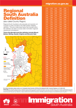 Regional South Australia Definition