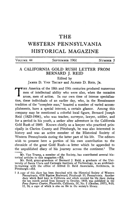 Western Pennsylvania Historical Magazine