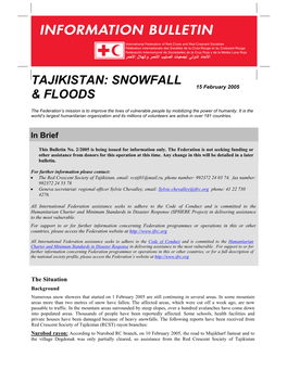 Snowfall & Floods