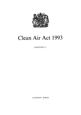 Clean Air Act 1993