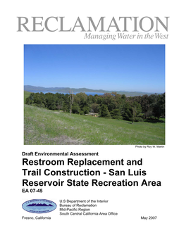 San Luis Reservoir State Recreation Area EA 07-45