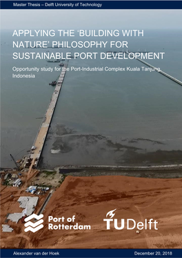'Building with Nature' Philosophy for Sustainable Port Development