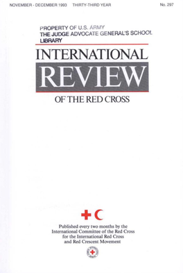 International Review of the Red Cross, November-December 1993