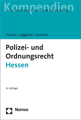 Polizei- Und Ordnungsrecht Hessen